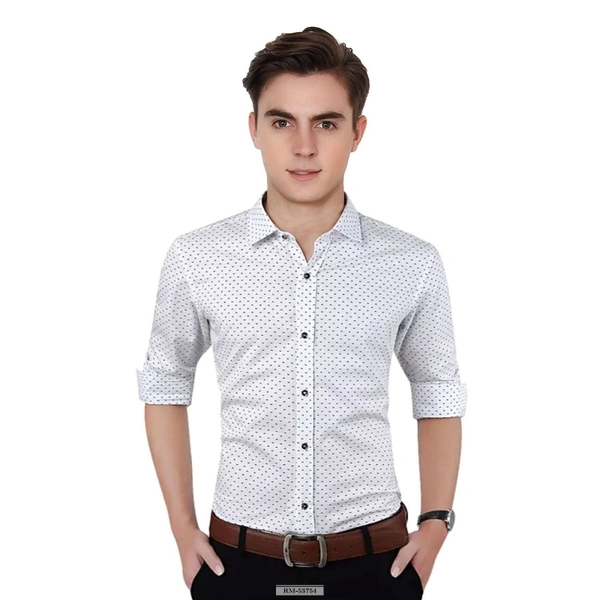 Casual Dotted Men's Shirts - Casual Dotted Shirts for MenProduct code - RM-53754Casual Dotted Shirts for Men.
Material Type: Cott, M L XL, white , RMAL