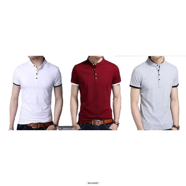 Casual Men's T-shirt Combo 3pc - RMAL, M  L XL