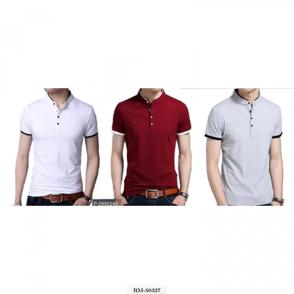 Casual Men's T-shirt Combo 3pc - RMAL, M  L XL