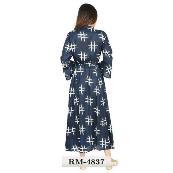 Women's Printed Ryon High Slight Dress - Black Red , RMAL, Colour Size confirm or contact watsup free Dilvery