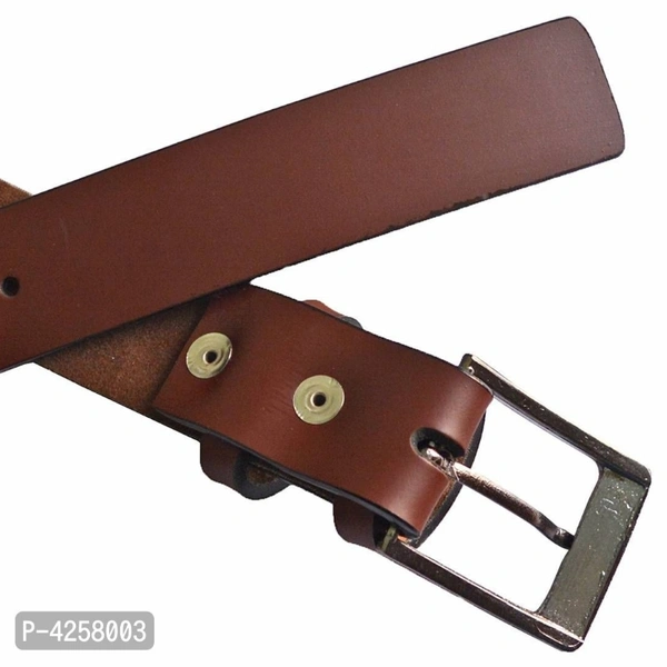 Stylish Synthetic Leather Belt Men - GMAL, Brown