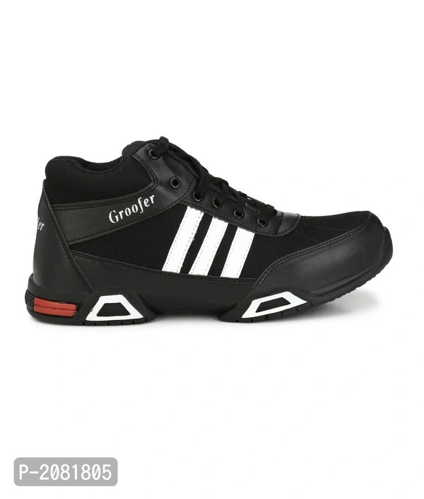 Grofer Men's Red Black Running Shoes - Blacj, 6 7 8 9 10 ask more, Arshdeal Gmail