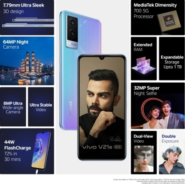 Vivo V21 E Mobile 8Gb 128RAM - npsop