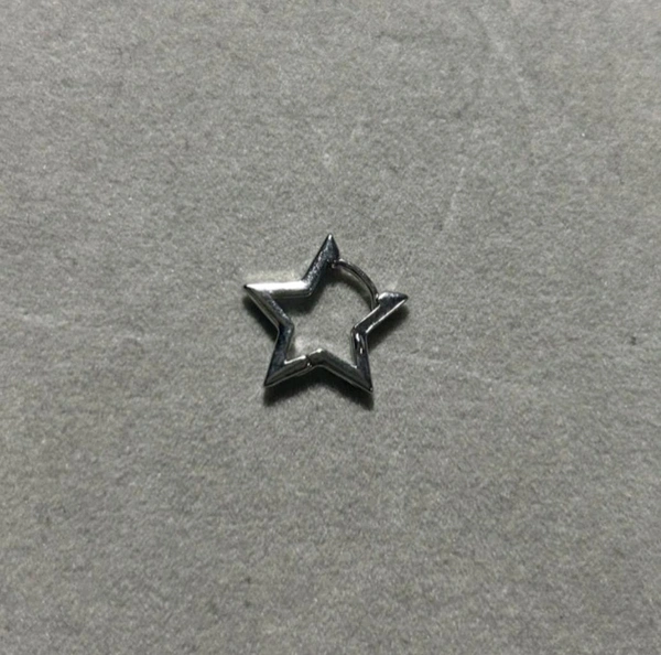 Star Earring ( Pair) (Unisex)