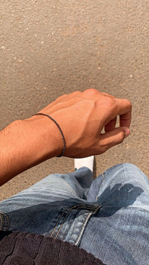 Black Chain Bracelet 