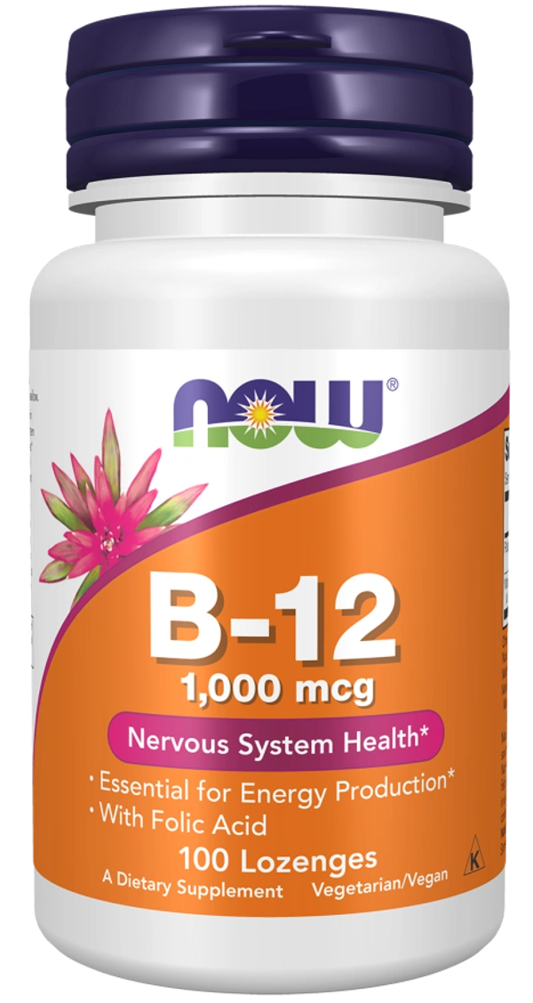 Now Vitamin B-12 1000 mcg - 100 Lozenges, NA