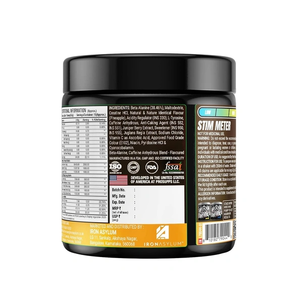 ProSupps Hyde Xtreme Pre-Workout 30 Servings - New Packing - Pineapple