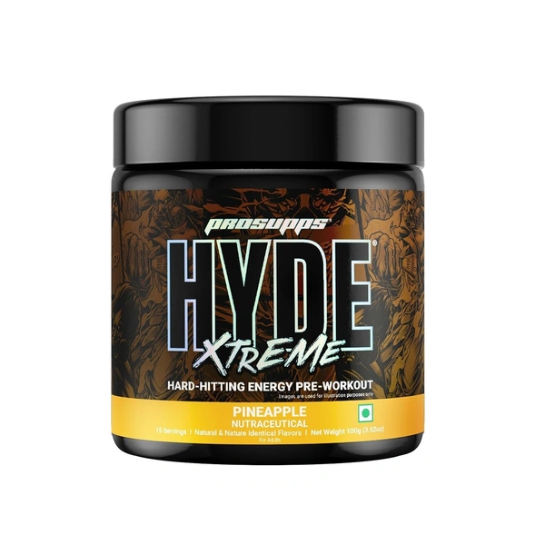 ProSupps Hyde Xtreme Pre-Workout 30 Servings - New Packing - Pineapple