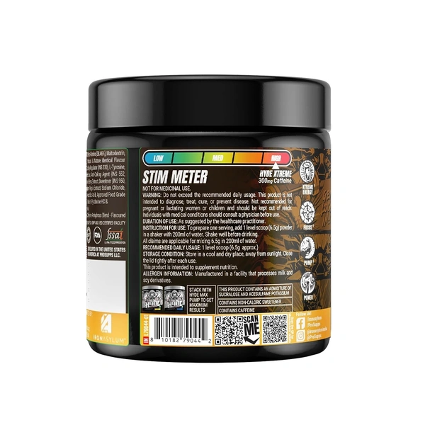 ProSupps Hyde Xtreme Pre-Workout 30 Servings - New Packing - Pineapple