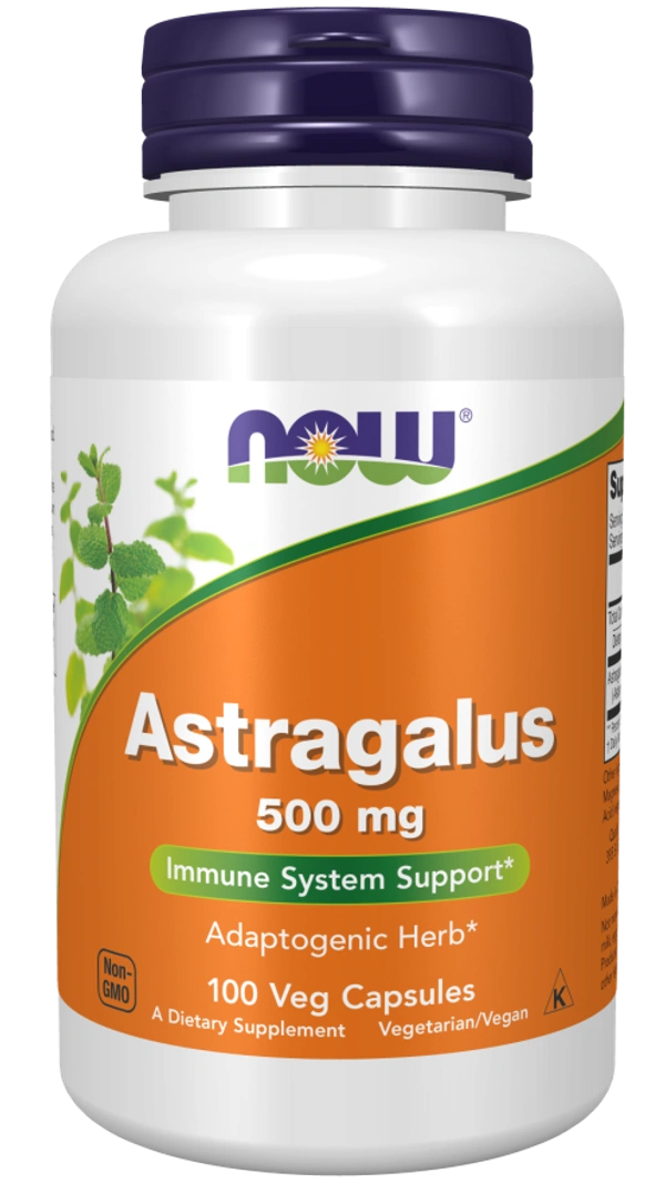 Now Astragalus 500 mg 100 Veg Capsules - NA