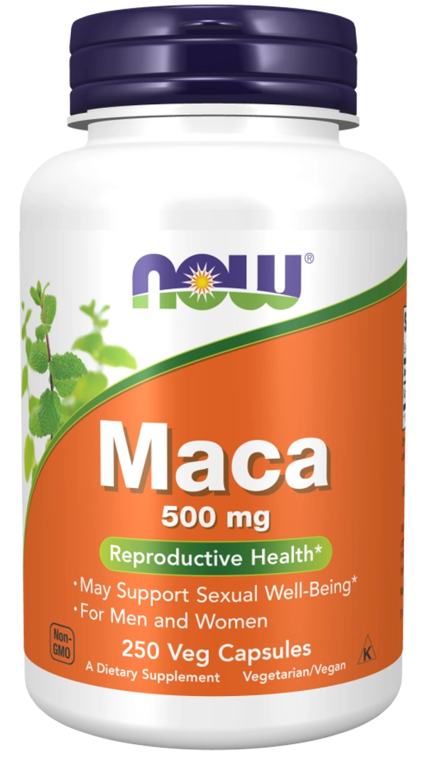 Now Maca 500 mg - 250 Veg Capsules, NA