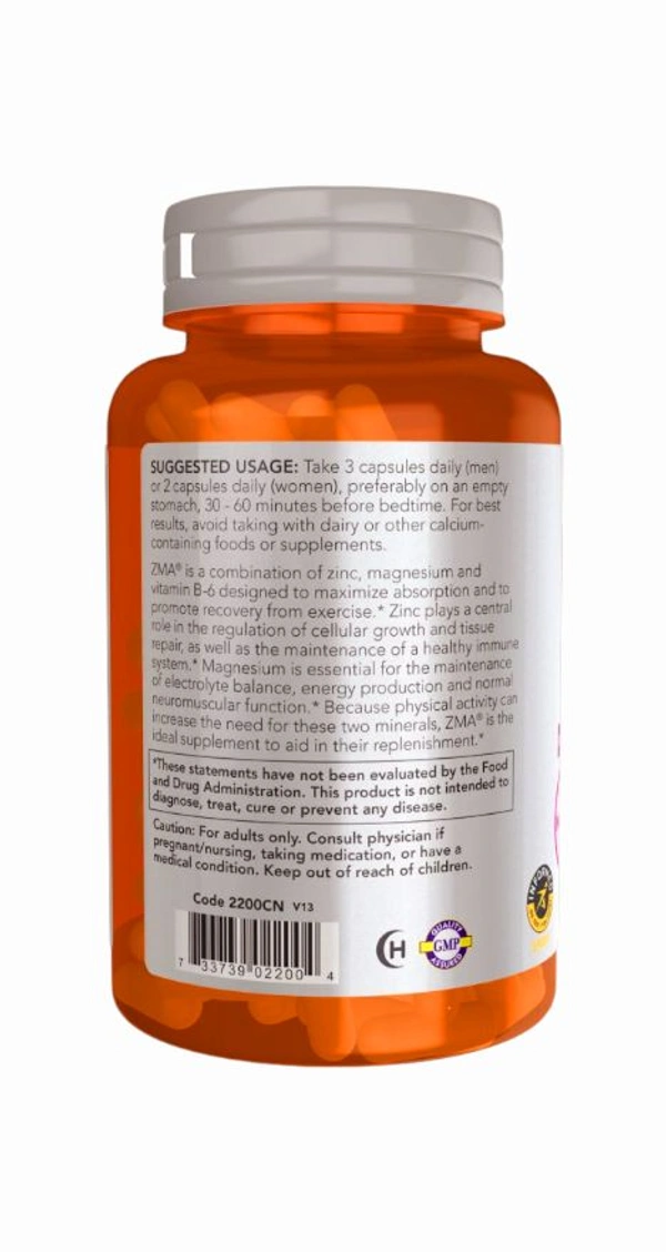Now ZMA Sport Recovery - 180 Veg Capsules