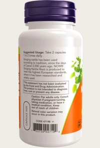 Now Stinging Nettle Root Extract 250 mg 90 Veg Capsules