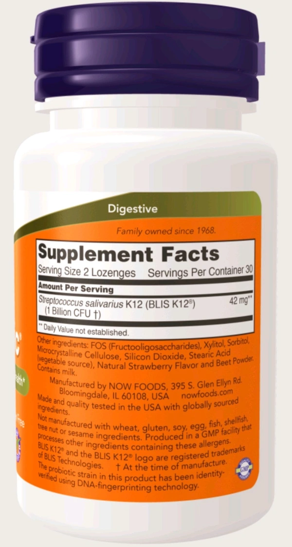 Now OralBiotic  60 Lozenges - 60 Lozenges