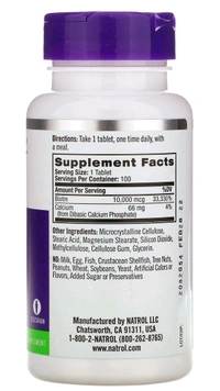 Natrol, Biotin, Maximum Strength 10,000 mcg 100 Tablets