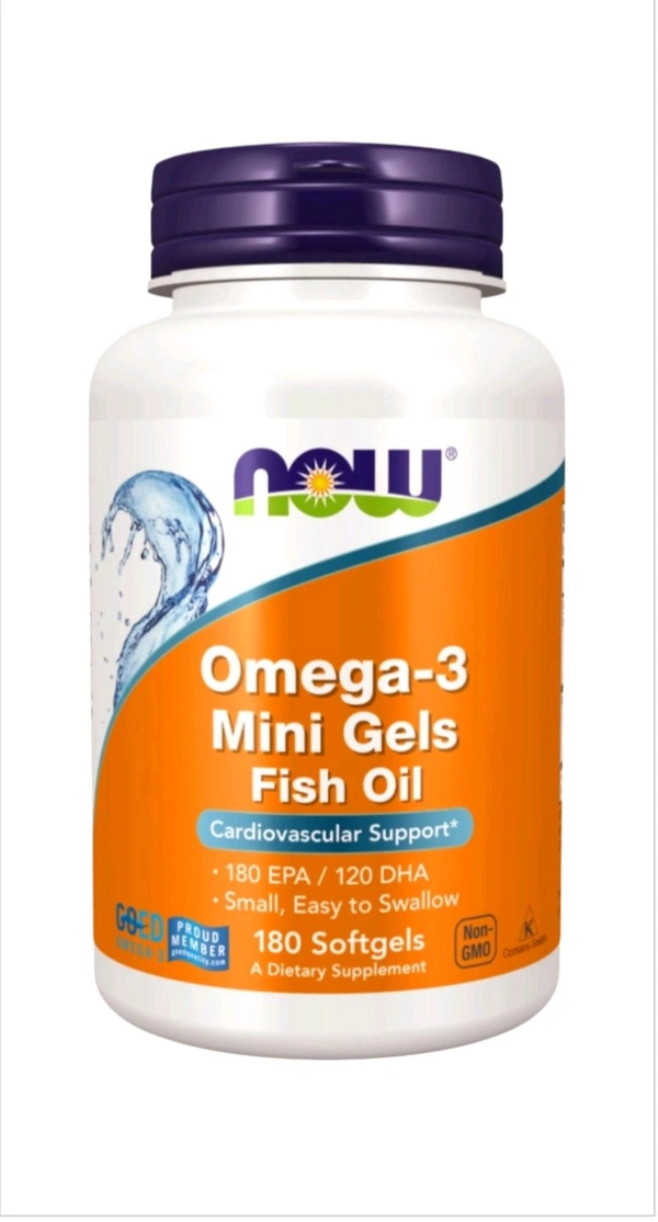 Omega-3 Mini Gels Fish Oil Softgels - 180 Softgels