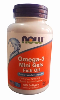 Omega-3 Mini Gels Fish Oil Softgels - 180 Softgels