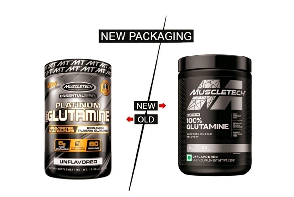 MuscleTech Platinum 100% Glutamine  - 250 G