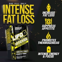 Nutrex Research LIPO-6 BLACK INTENSE 60 Capsules - Old Packing - 60 Capsules