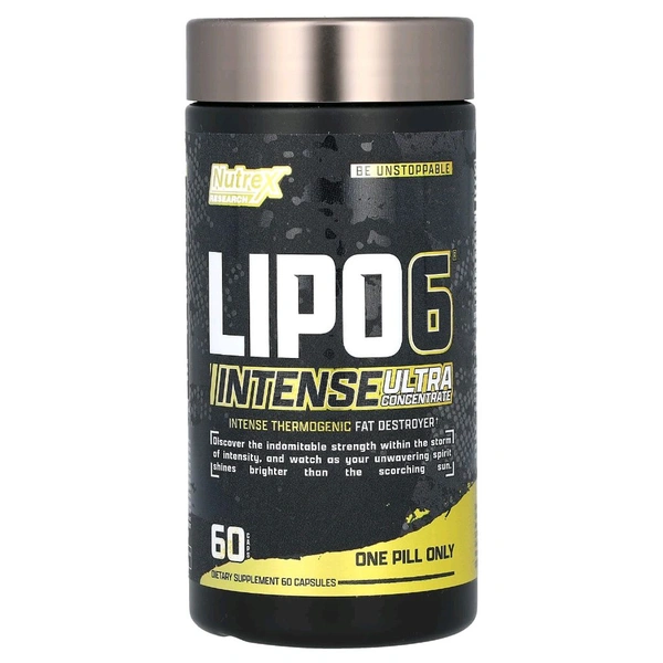 Nutrex Research Lipo 6 Intense Ultra Concentrate 60 Capssues - 60 Capsules