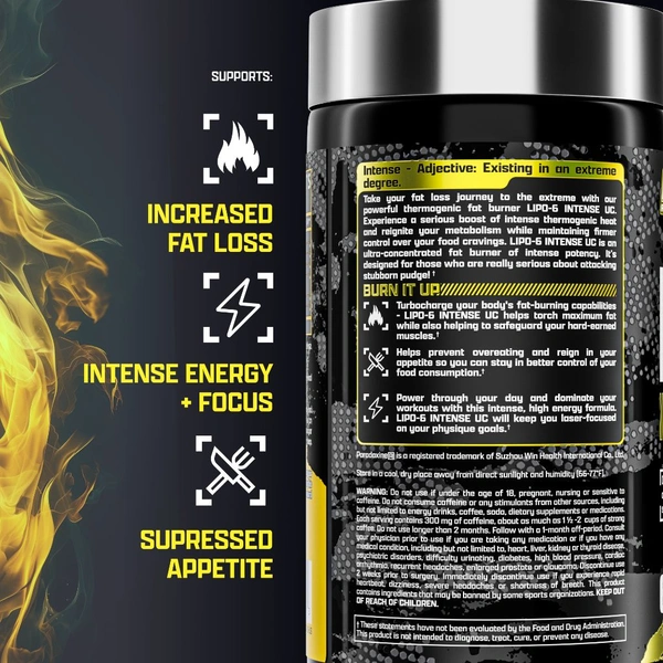 Nutrex Research Lipo 6 Intense Ultra Concentrate 60 Capssues - 60 Capsules