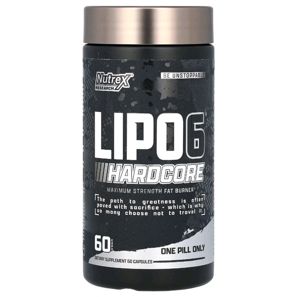 Nutrex Research LIPO-6 Hardcore 60 Capsules - New Packing