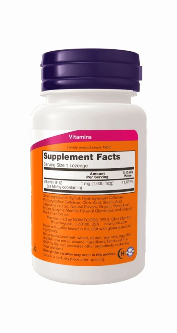 Methyl B-12 1,000 mcg -60 Lozenges