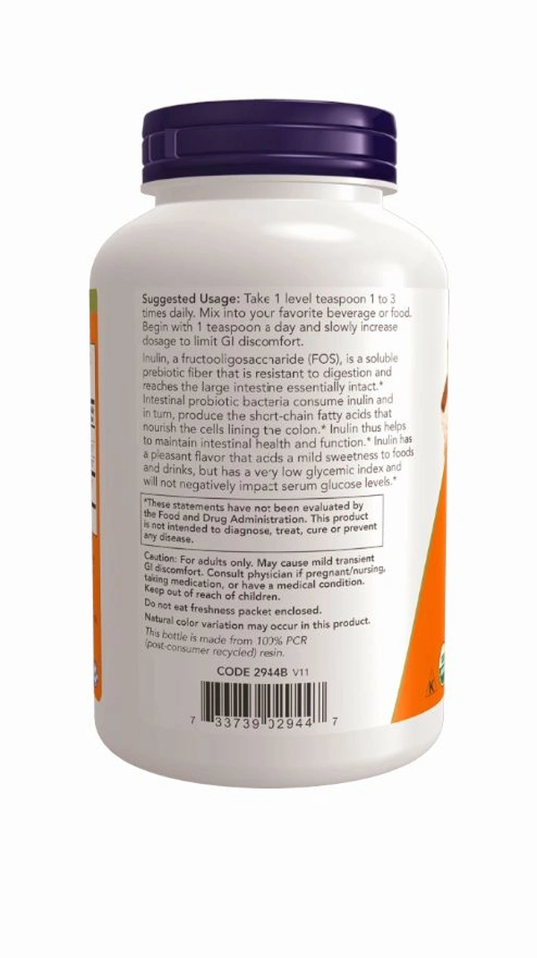 Inulin Prebiotic Pure Powder, Organic - 227G