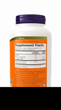 Inulin Prebiotic Pure Powder, Organic-227G