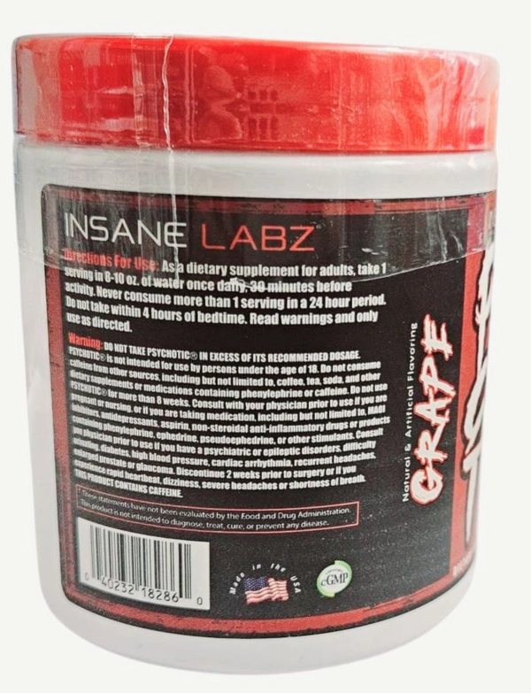 Insane Labz Psychotic Grape 35 Servings- (220g)
