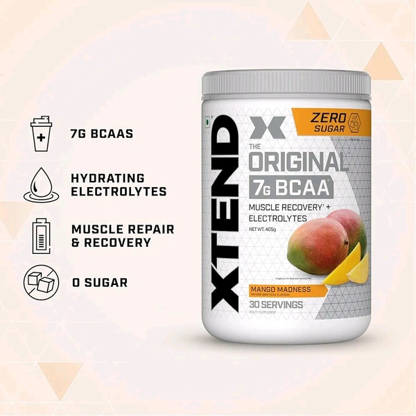 Scivation Xtend Original Bcaa Powder Mango Madness)30 Servings)