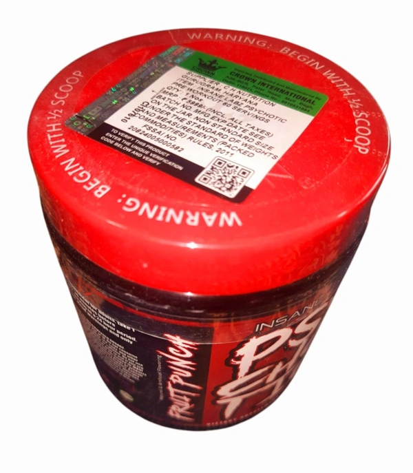 Insane Labz Psychotic (60 servings) Fruit Punch (369g)