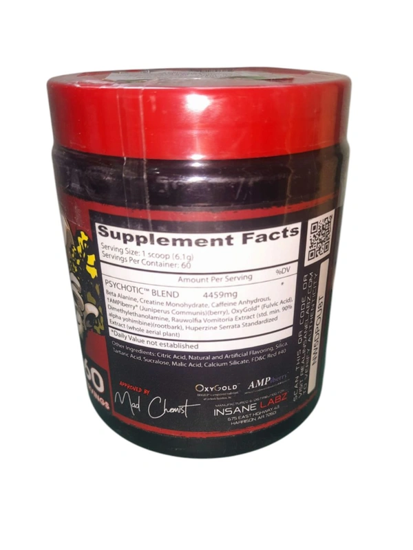 Insane Labz Psychotic (60 servings) Watermelon (366g)