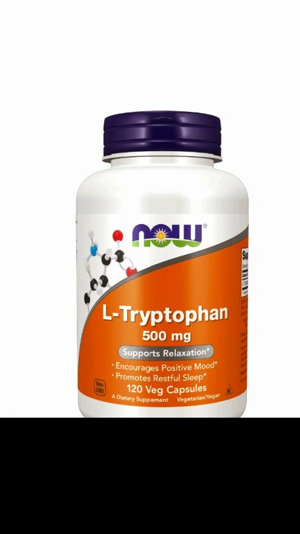 L-Tryptophan 500 mg  - 120 Veg Capsules
