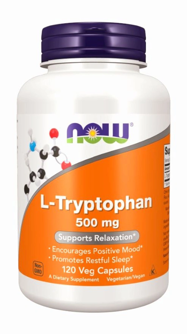 L-Tryptophan 500 mg  - 120 Veg Capsules