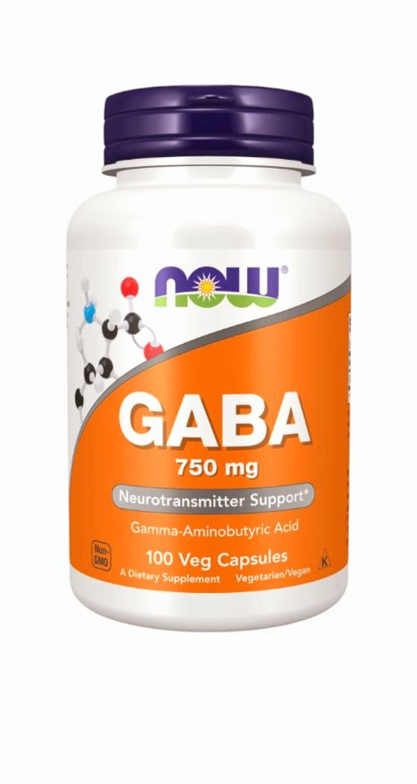 GABA 750 mg  - 100 Veg Capsules