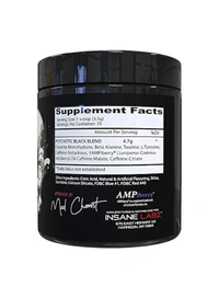 Insane Labz Psychotic Black  35servings  - 228g, Watermelon