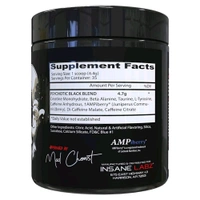 Insane Labz Psychotic Black  35servings  - 228g, Fruit Punch