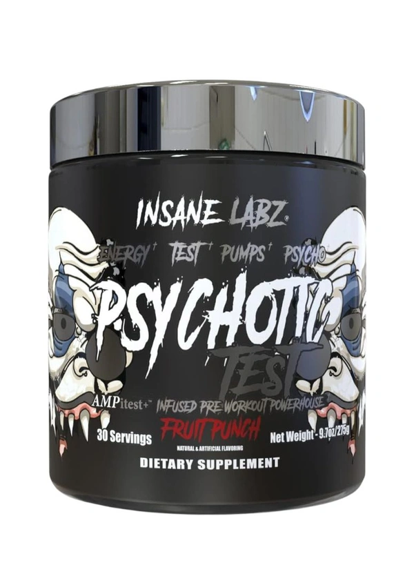 Insane Labz Psychotic Test 30 Serving - 275g, Fruit Punch