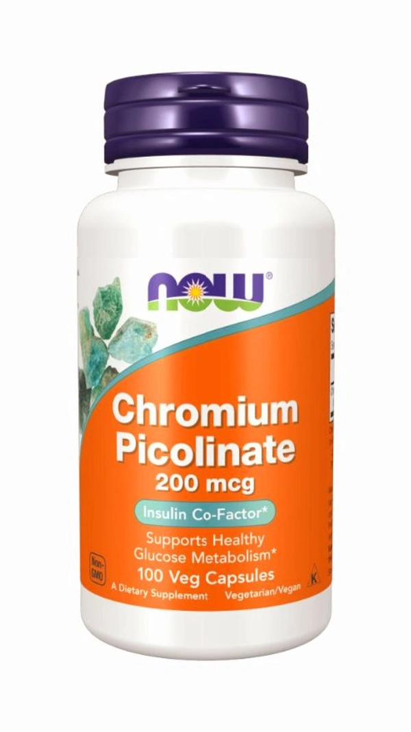 Chromium Picolinate 200 mcg Veg Capsules - 100