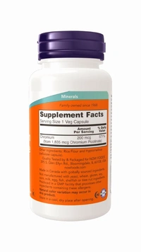 Chromium Picolinate 200 mcg Veg Capsules - 100