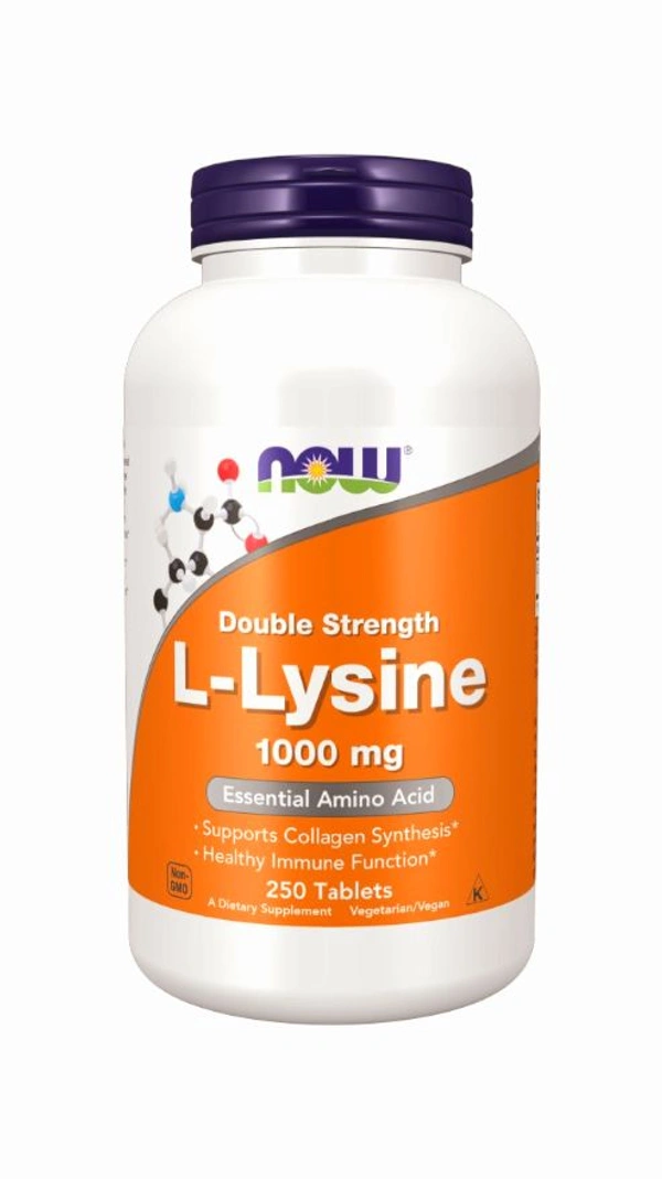 L-Lysine, Double Strength 1000 mg Tablets - 250 Tablets