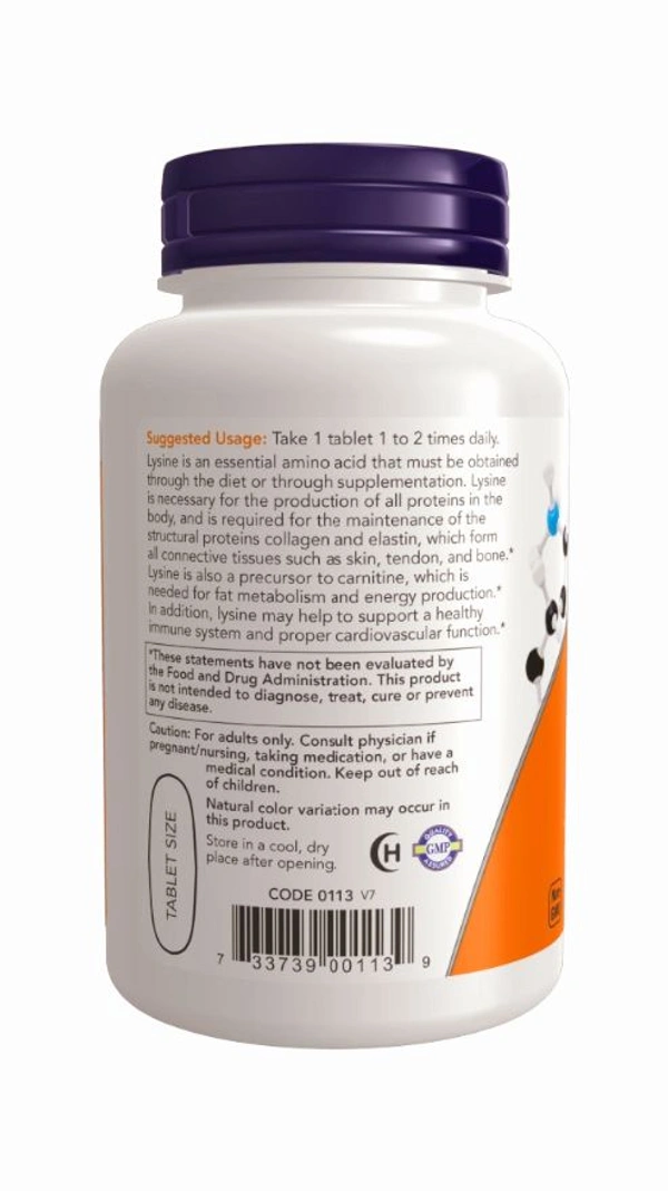 L-Lysine, Double Strength 1000 mg Tablets - 250 Tablets