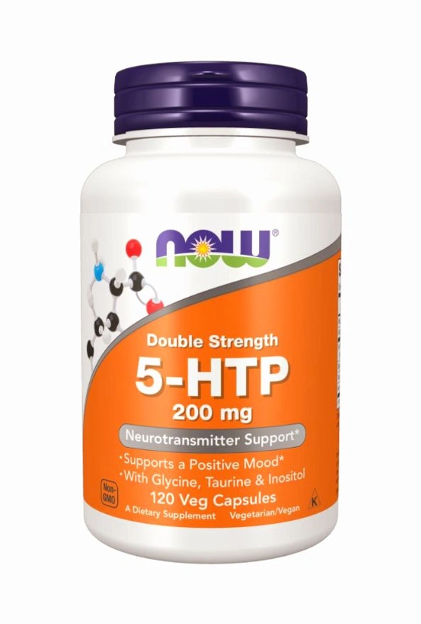 5-HTP, Double Strength 200 mg Veg Capsules - 120