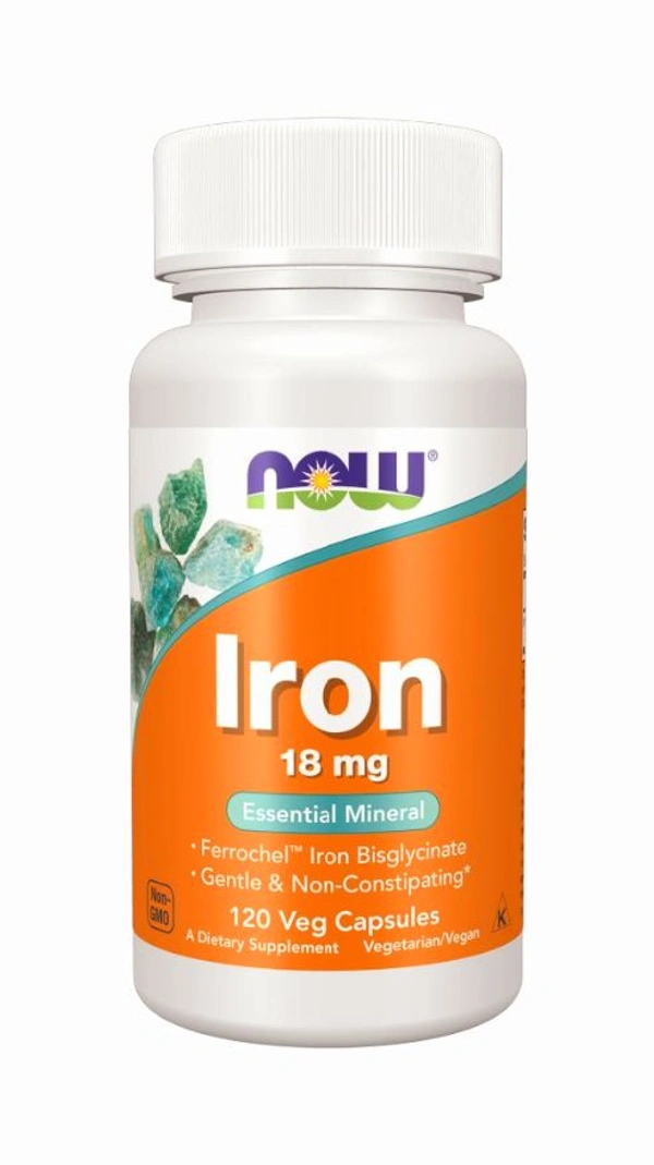 Iron 18 mg Veg Capsules - 120 Veg Capsules