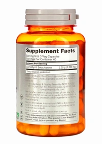 NOW Foods
Sports, Beta-Alanine, Endurance, 750 mg,  - 120 Veg Capsules