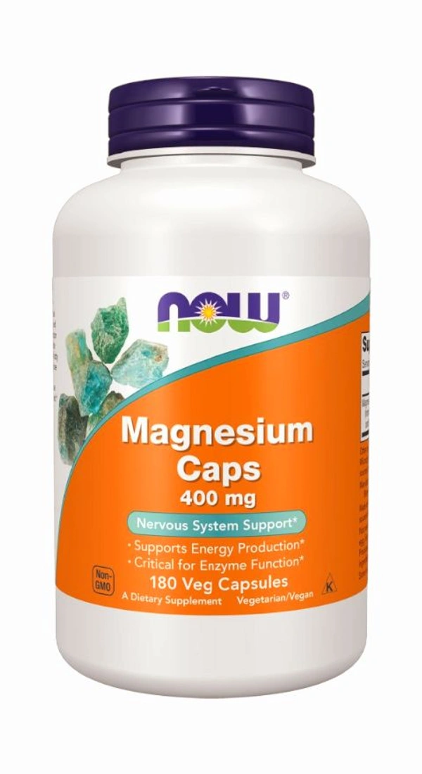 Magnesium Caps 400 mg  - 180 Veg Capsules
