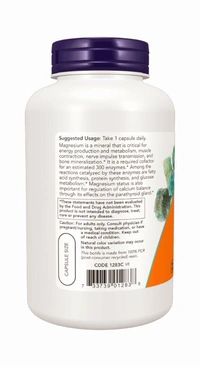 Magnesium Caps 400 mg  - 180 Veg Capsules