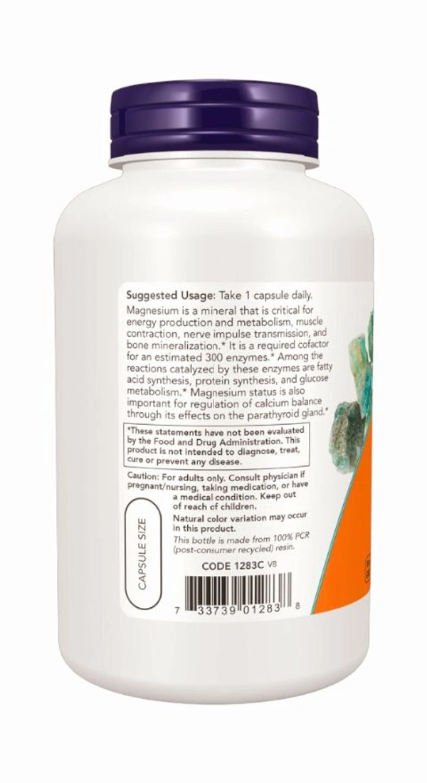 Magnesium Caps 400 mg  - 180 Veg Capsules