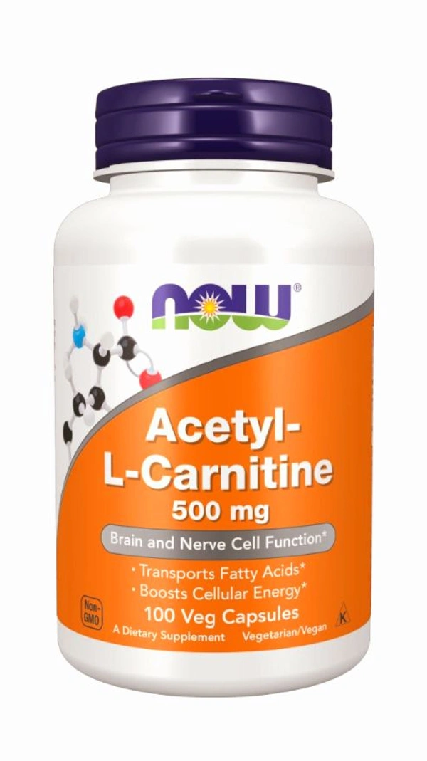 Acetyl-L-Carnitine 500 mg  - 100 Veg Capsules